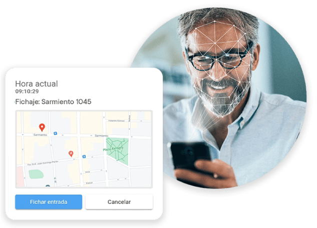 Software de Recursos Humanos - geolocalización fichaje